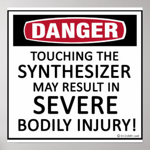 Gevaar Synthesizer Poster