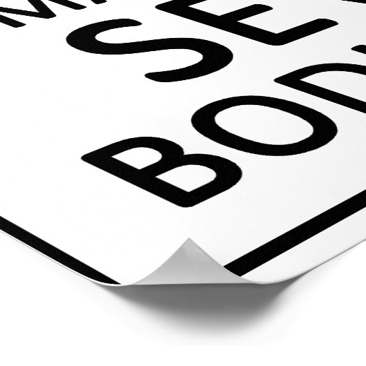 Gevaar Synthesizer Poster (Hoek)