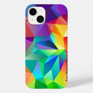 Gevaar van regenboog personaliseer tekst Case-Mate iPhone 14 hoesje