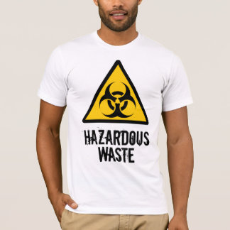 Gevaarlijk afval t-shirt