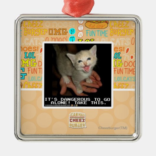 Gevaarlijk Metalen Ornament (Voorkant)