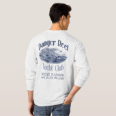 Gevaarlijk rif Roche Harbor Long Meve T-shirt (Achterkant volledig)