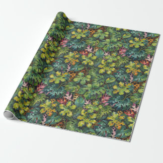 Gevaarlijk roofdier in de tropen cadeaupapier