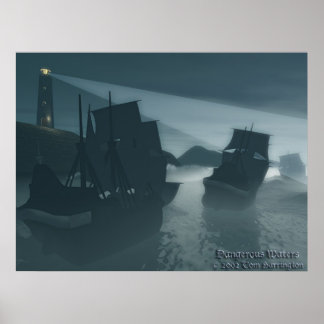 Gevaarlijk water poster