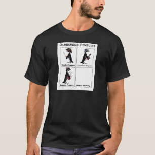 gevaarlijke pinguïns t-shirt
