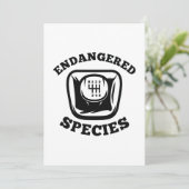 Gevaarlijke soorten bedankkaart (Staand voorkant)