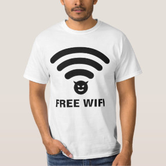 Gevaarlijke vrije WiFi T-shirt