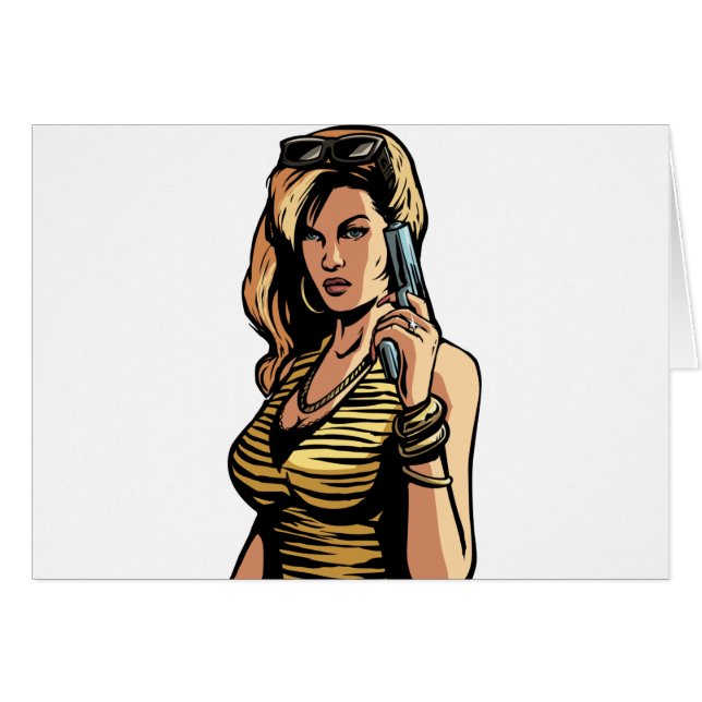 Gevaarlijke vrouw (Voorkant Horizontaal)