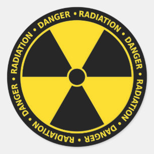 Gevaarscode Ronde Sticker