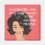 Gevaccineerd en wil nog steeds niet rond mensen zi magneet (Voorkant)