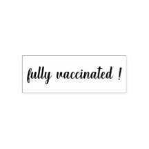 Gevaccineerd | Modern Script Covid-19 Bewustzijn