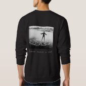 Gevaccineerd (want wetenschap is cool) sweatshirt. trui (Achterkant)