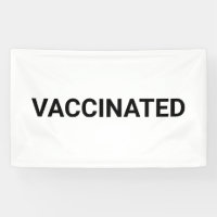 Gevaccineerd, zwart wit aanpasbaar