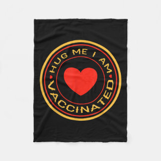 Gevaccineerde Grappige Humor Grafische Quote Gevac Fleece Deken