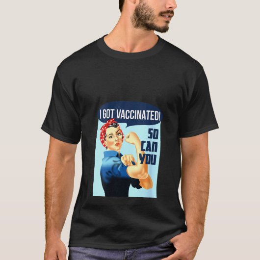 Gevaccineerde vrouwen, een middel dat aanmoedigt o t-shirt (Voorkant)