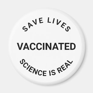 Gevaccineerde wetenschap is echt, redt levens zwar magneet
