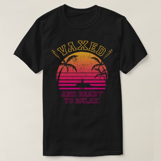 gevaccineerde zomer t-shirt (Design voorkant)