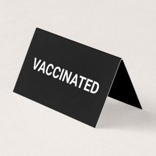 Gevaccineerde, zwart-wit aanpasbare gevouwen kaart