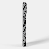 Gevallen bladeren Patroon zwart op grijs Case-Mate iPhone Case (Achterkant / Rechts)