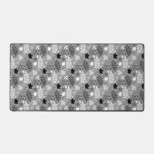 Gevallen bladeren RPT Patroon Monochrome op Grijs Bureaumat (Voorkant)