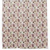 Gevallen Bladeren SML Patroon Vallen Kleuren op Wi Douchegordijn (Voorkant)