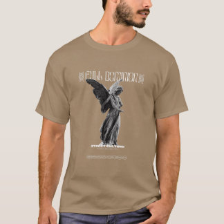 Gevallen Dominion Gotische Engel Beeld Donkere Lux T-shirt