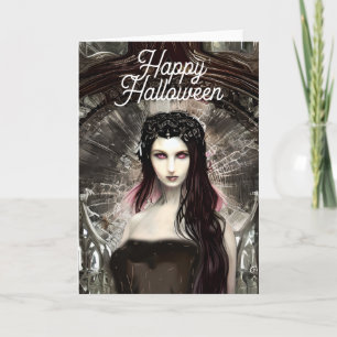 Gevallen Engel   Dark Art Halloween Kaart