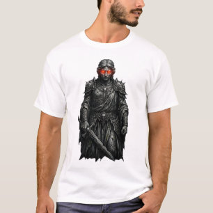 Gevallen Engel Stenen Beeld Donkere Esthetiek Illu T-shirt