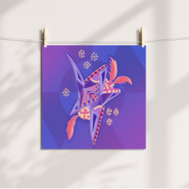 Gevallen ster poster