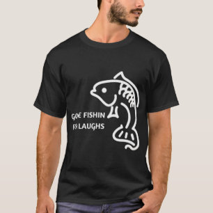 Gevangen aan het vissen voor lachsalvo's t-shirt
