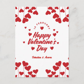 "Gevangen door uw liefde" – Elegante moderne Valen Briefkaart