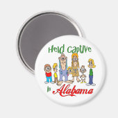 Gevangen gehouden in Alabama Magneet (Voorkant / Achterkant)