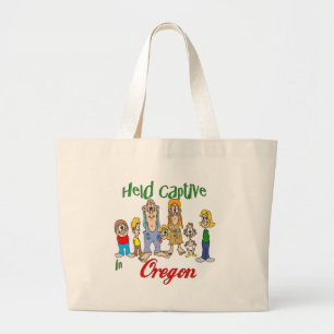 Gevangen gehouden in Oregon Grote Tote Bag
