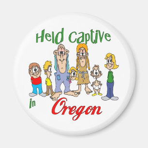 Gevangen gehouden in Oregon Magneet