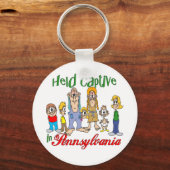 Gevangen gehouden in Pennsylvania Sleutelhanger (Voorkant)