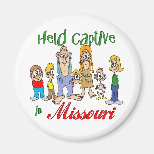 Gevangen genomen in Missouri Magneet (Voorkant)