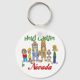 Gevangen genomen in Nevada Sleutelhanger