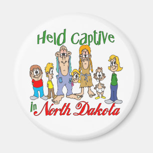 Gevangen genomen in North Dakota Magneet