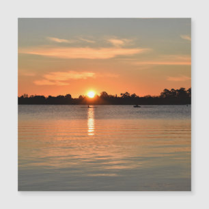 Gevangen in de Sunset Magnetische Kaart