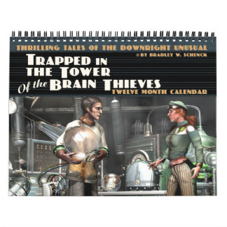 Gevangen in de toren van de Brain Theven Calendar Kalender