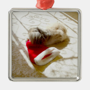 Gevangen Kerstman Metalen Ornament