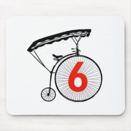 Gevangene nummer 6 muismat (Voorkant)