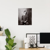 Gevangene Portrait, 1865.  foto Poster (Thuiskantoor)