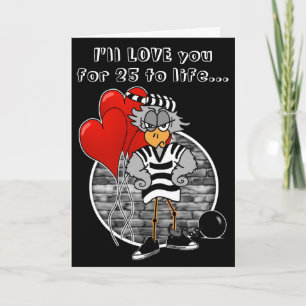 Gevangene Valentijnsdag Kaart