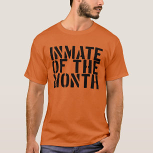 Gevangene van de maand Grappig Halloween Gevangeni T-shirt