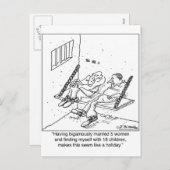 Gevangenis als Vakantie Feestdagenkaart (Voorkant / Achterkant)