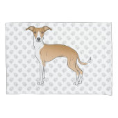 Gevangenis en witte Italiaanse dolfijnen met poten Kussensloop (Voorkant-Links)