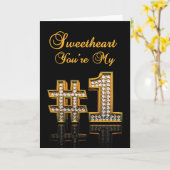 Gevangenis Kaarten - Nummer 1 Liefde (Gele Bloem)