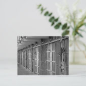 Gevangenis Lockdown Briefkaart (Staand voorkant)