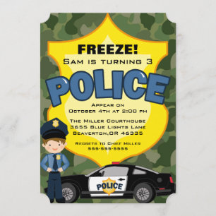 Gevangenis van de Britse politie van Cute Trendy Kaart